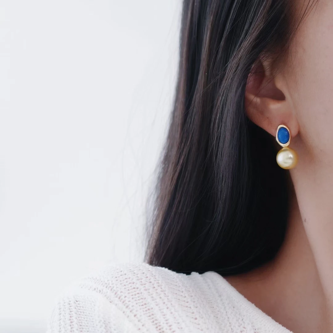 S925 Sterling Silver Earrings Base Findings Mountings Jewelry Mounts Fittings Accessories for 10-11mm Pearls 3 pairs/lot