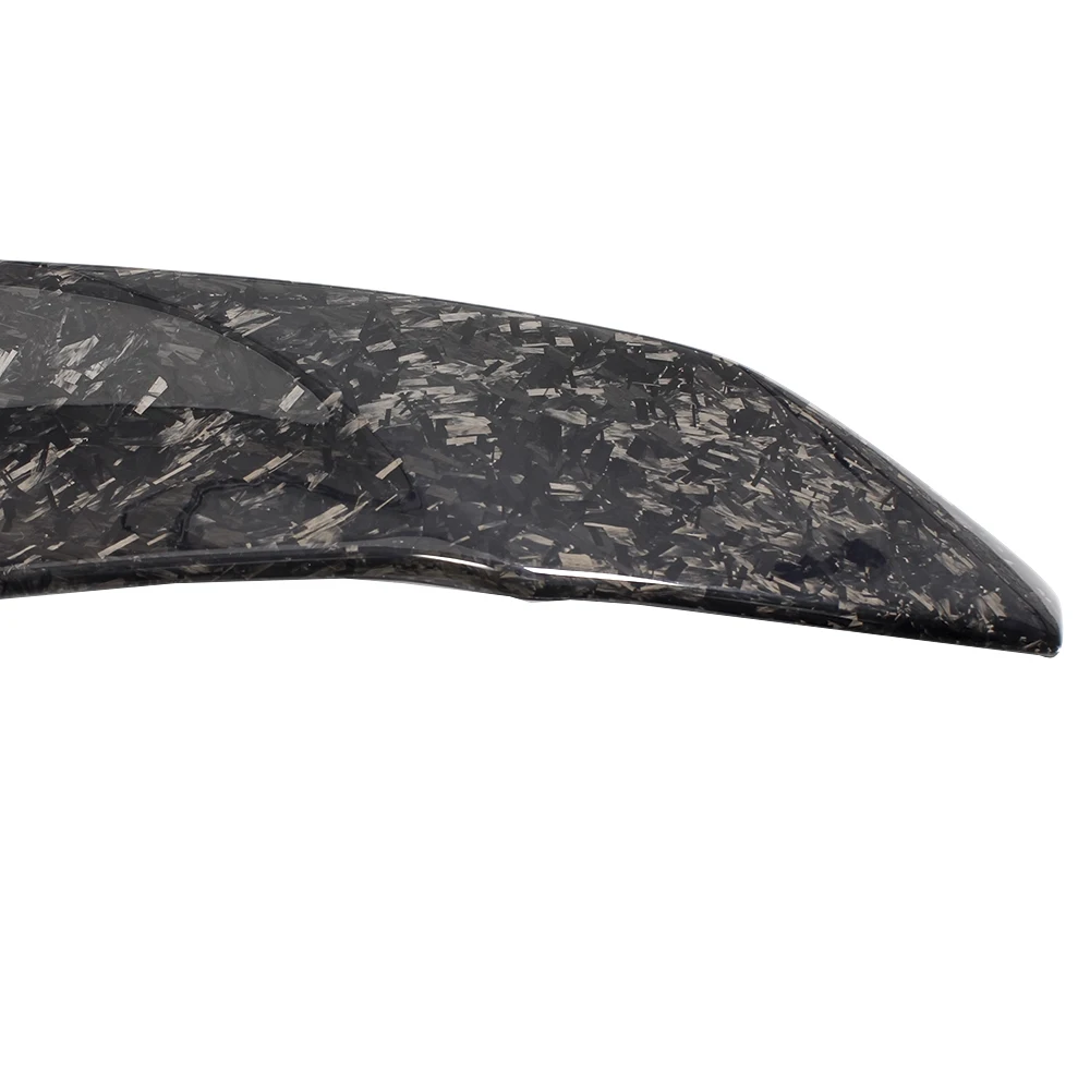 كمية مبيعات عالية رخيصة مزورة من ألياف الكربون أجنحة Ducktail V نسخة سبويلر سيارة رياضية لطراز تسلا 3 #2