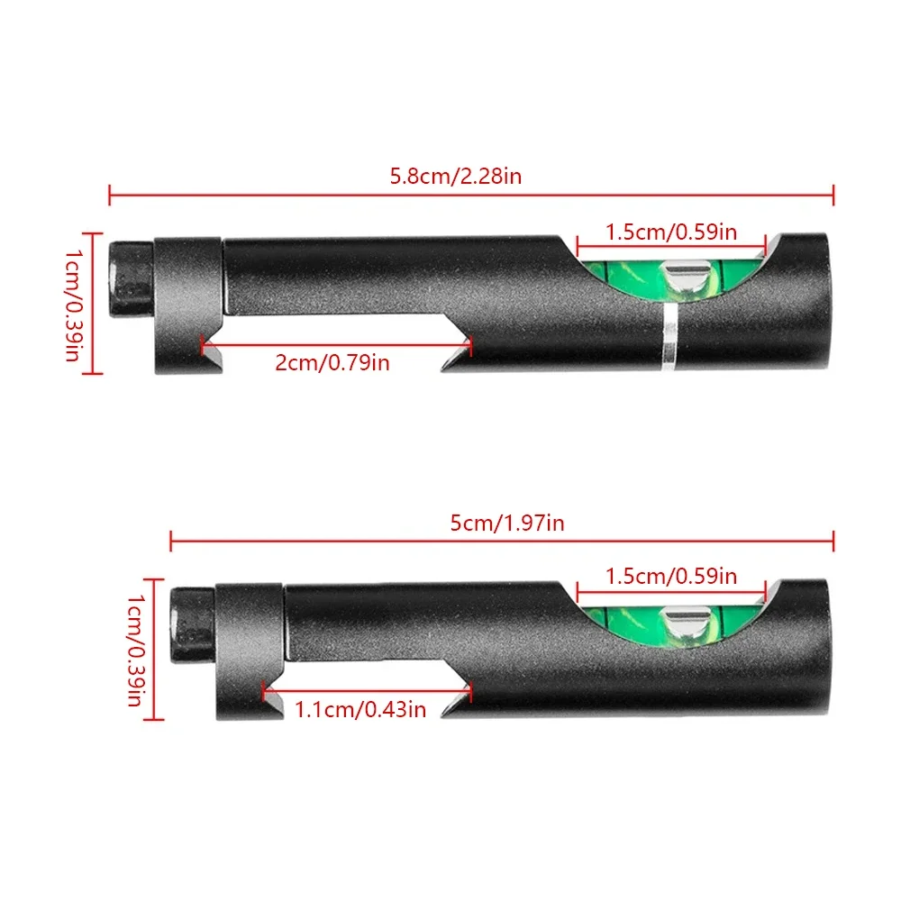 1Pc 11MM 20MM Rail Jig Tactical Level Hunting Scope Leveling Tool Riflescopes Aluminium Alloy Guideway Level Hunting Accessories