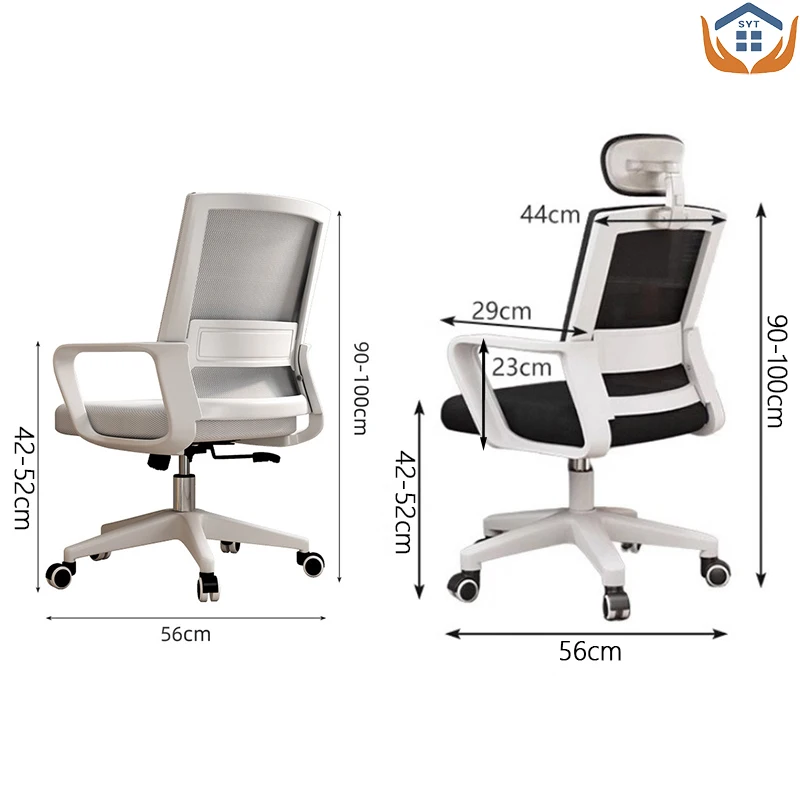 Computer Chair, Comfortable Sitting Office Chair, Home Dormitory College Student Study Chair