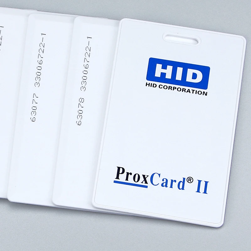 Cartão hid de baixa frequência 125khz proxcard ii proximidade 1326 cartão de controle de acesso wg26 bit detecção inteligente 1386 cartão fino