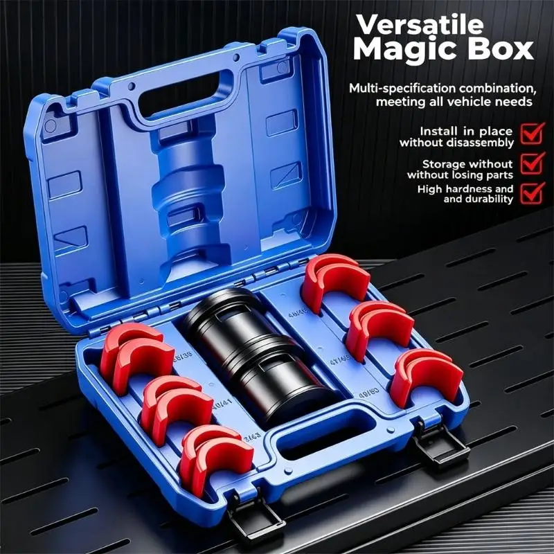 

14Pcs Installer Driver Set 35/36 40/41 42/43 45/46 47/48 49/50MM Adapter Motorcycle Bike Fork Seal Driver Tool Set M4YD
