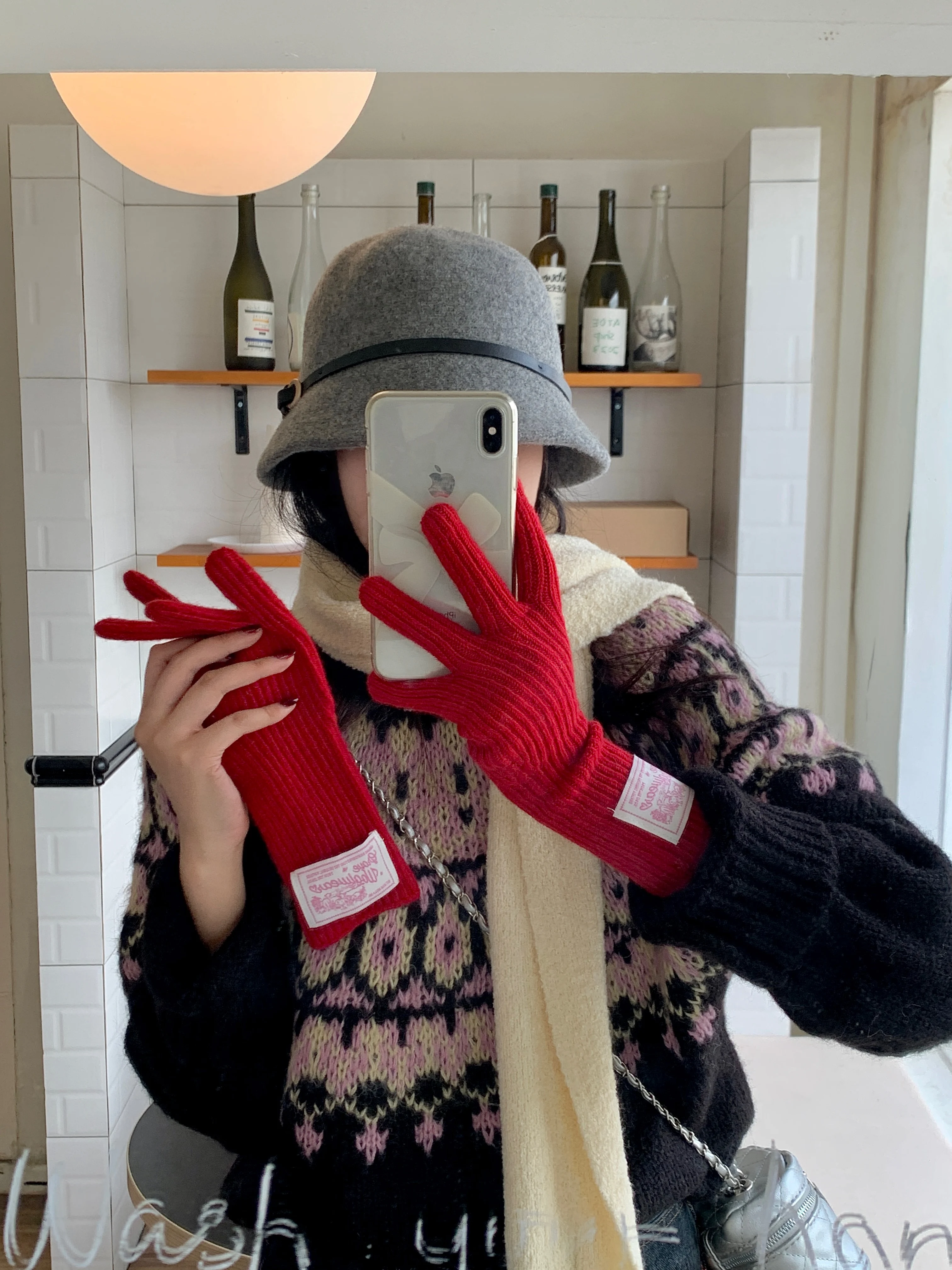 

Новинка 2024, милые вязаные перчатки с кроликом, женские зимние варежки, заводские меховые перчатки, женские зимние перчатки, женские варежки для девочек