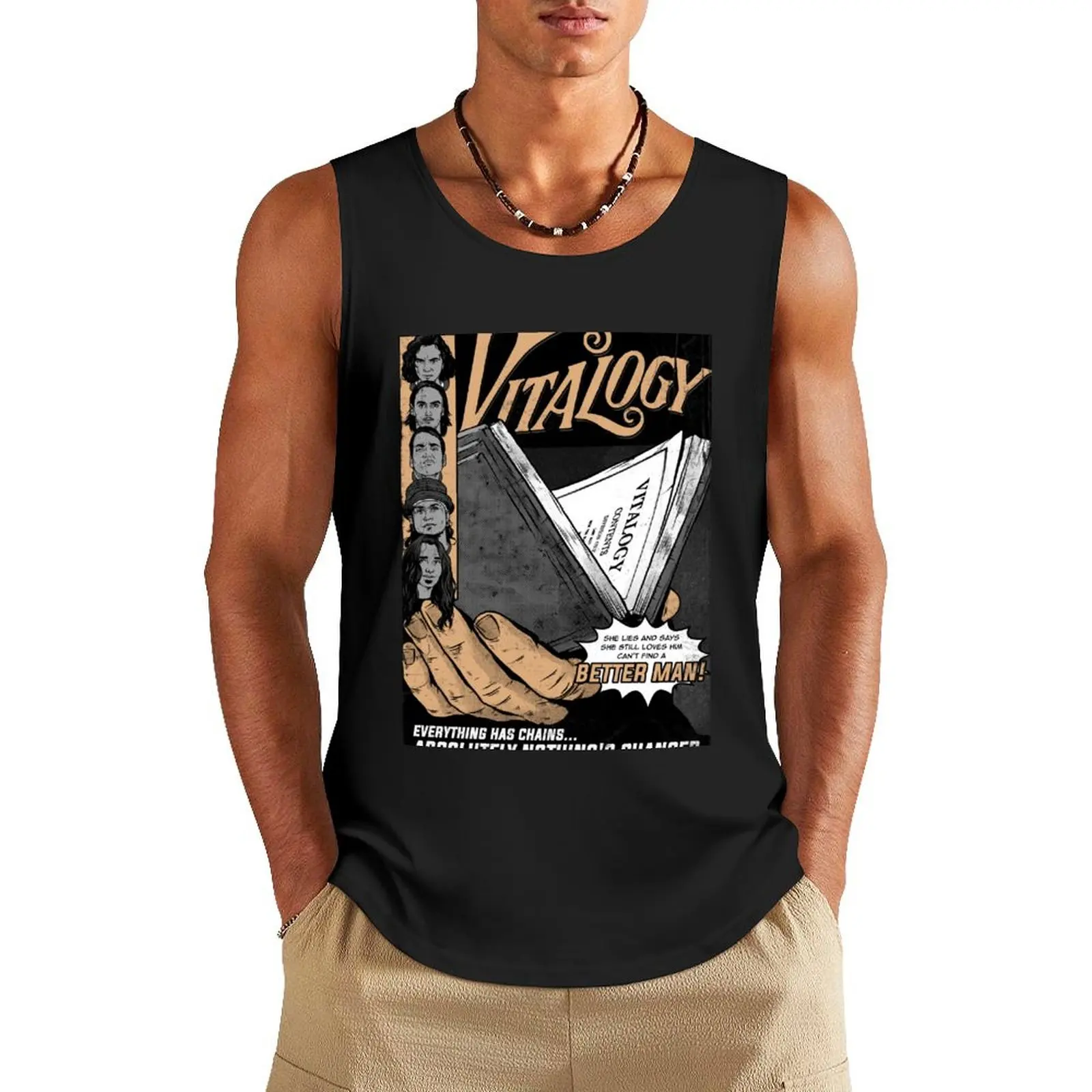 

Vita Logy '94 Tank Top vest men summer Men's tops Man sleeveless shirt