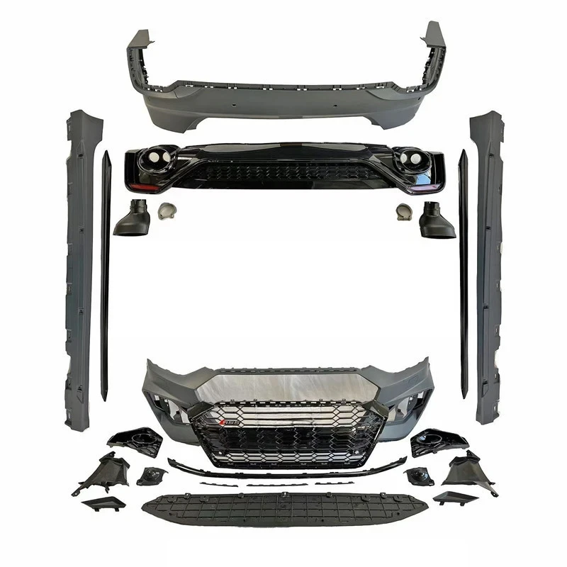 Hot SaleCarbon Fiber Car Auto Parts Front Rear Bumper Grille Lip Spoiler Diffuser Guard Side Skirts Body Kit  A5 B8 B