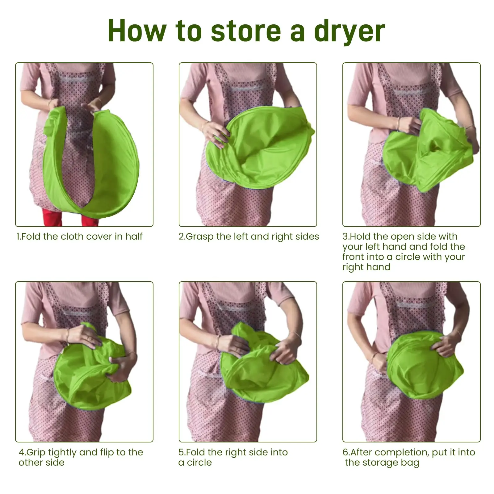 Portable Clothes Dryer Laundry Dryer Machine Electric Folding Fast Clothing Drying Heater 800W With Rack For Dormitory Laundry