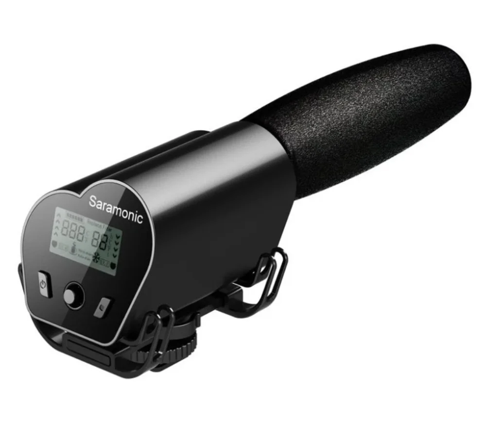 Saramonic Vmic Recorder On-Camera Microphone with Built-In Audio Recorder for DSLRs, Mirrorless and Video Cameras