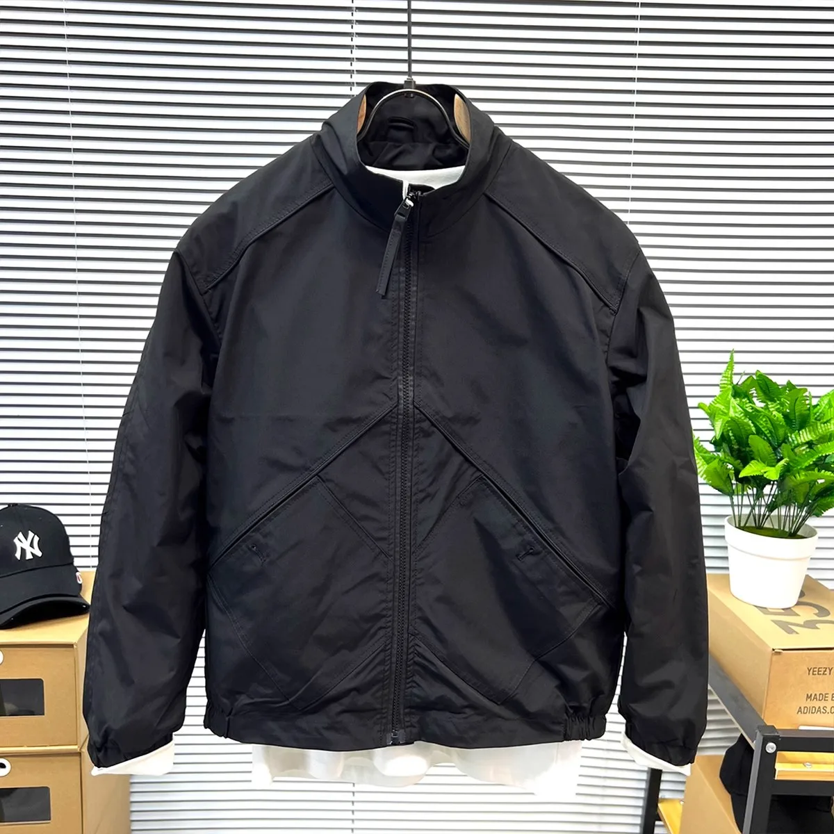 Casual Versatile Men's Jacket 2024 Spring Autumn Stylish Stand Collar Workwear American Trendy Brand Fashionable Youth Outerwear