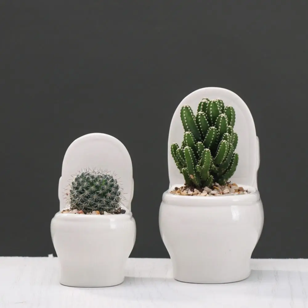 Ceramic Succulent Flowerpot Personality Cartoon Flower Vase Creative Hydroponic Flower Holder Birthday