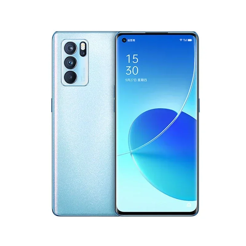 هاتف oppo Reno 6 pro 5G يعمل بنظام أندرويد ROM 128GB/256GB CPU MediaTek Dimensity 1200 كاميرا 64MP 4500 بطارية هاتف مستعمل