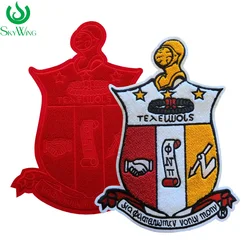 Kappa Alpha Psi Fraternity Kappa Shield Chenille Embroidered Iron on Patch for Jacket Hoodie