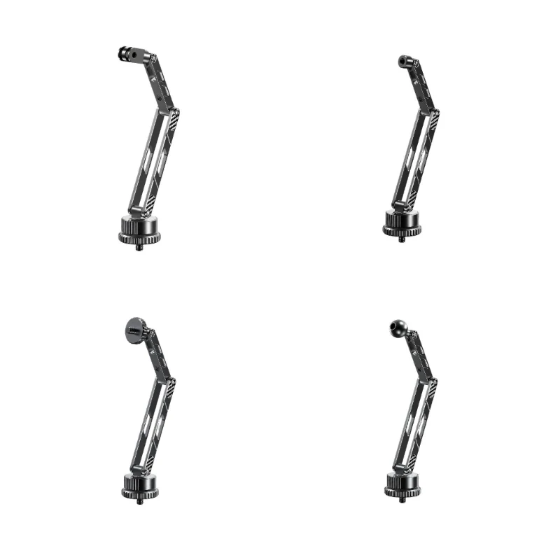 Verstellbare 1/4-Zoll-Kamerahalterung mit 3 Gelenken, Armen aus Aluminiumlegierung, 1/4-Zoll-Schraube/1/4-Zoll-Gewindeloch/17 mm – Detail 1