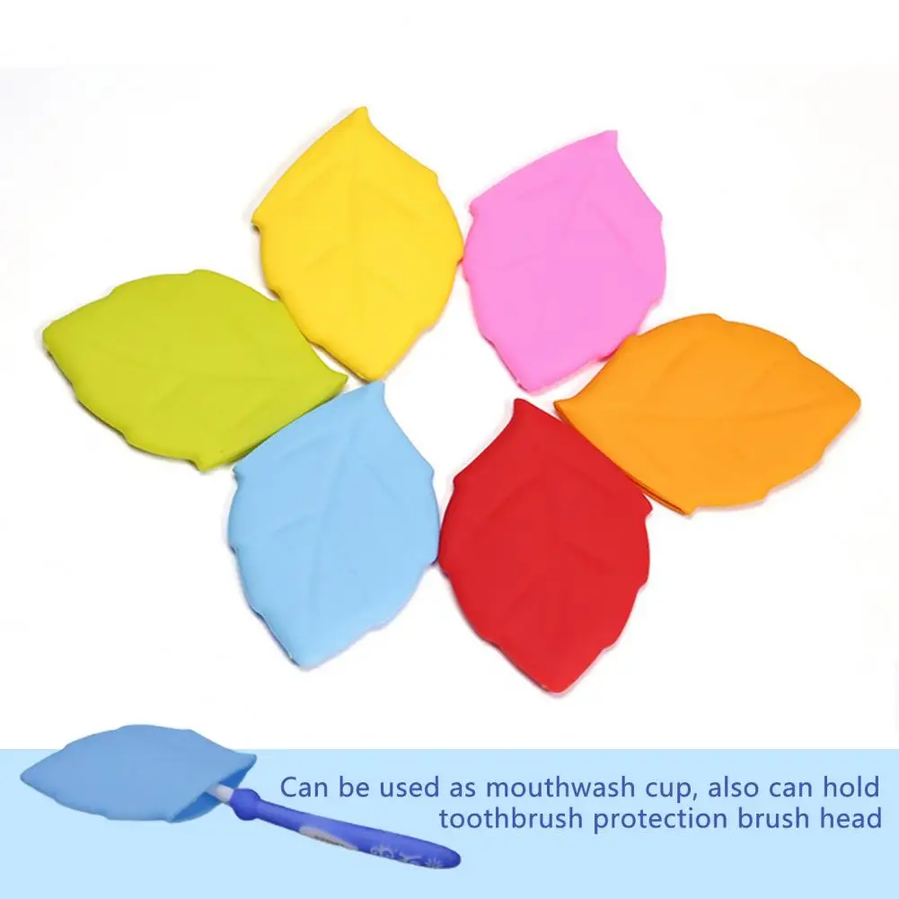 Portable Toothbrush Cup Burr-free Mouthwash Cup Foldable Dishwasher Safe Mouthwash Mug  Store Toothbrush