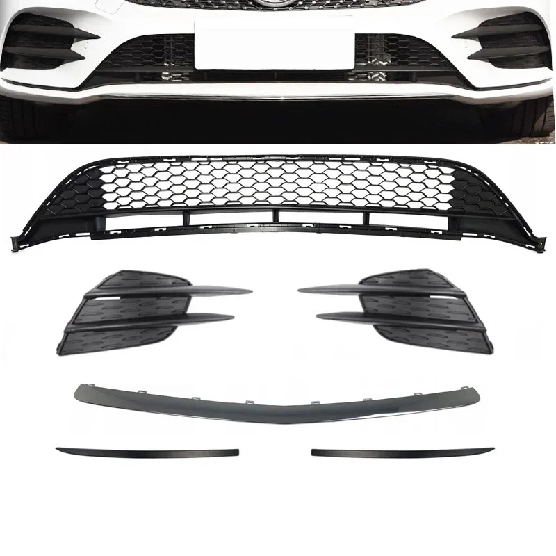 

Front Bumper Left/ Right Molding Trim Grill Grille Cover for Mercedes-Benz A180 A200 A220 W177 A35AMG 2019-2022