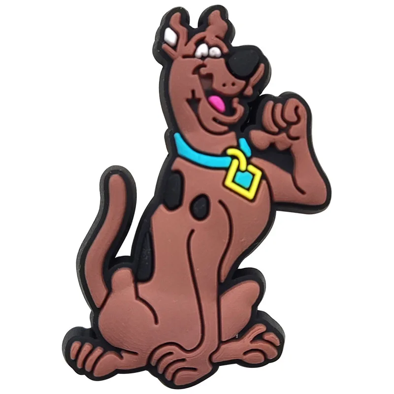 1-14Pcs Classic cartoon dog series Shoes Charms PVC Shoe Accessories For Clogs Sandals Decoration Buckle Kids Friends Gifts image 6