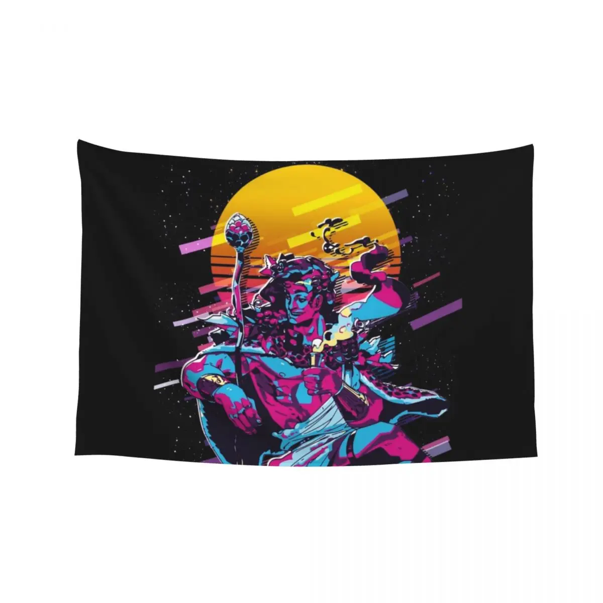 

Dionysus - Hades (80s Retro) Tapestry Room Decorating Aesthetic Aesthetic Room Decorations On The Wall Tapestry