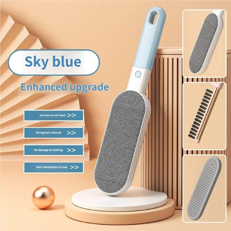  Easy To Carry Cats Hair Remover Brush Gentle On Clothing Handheld Lint Brush