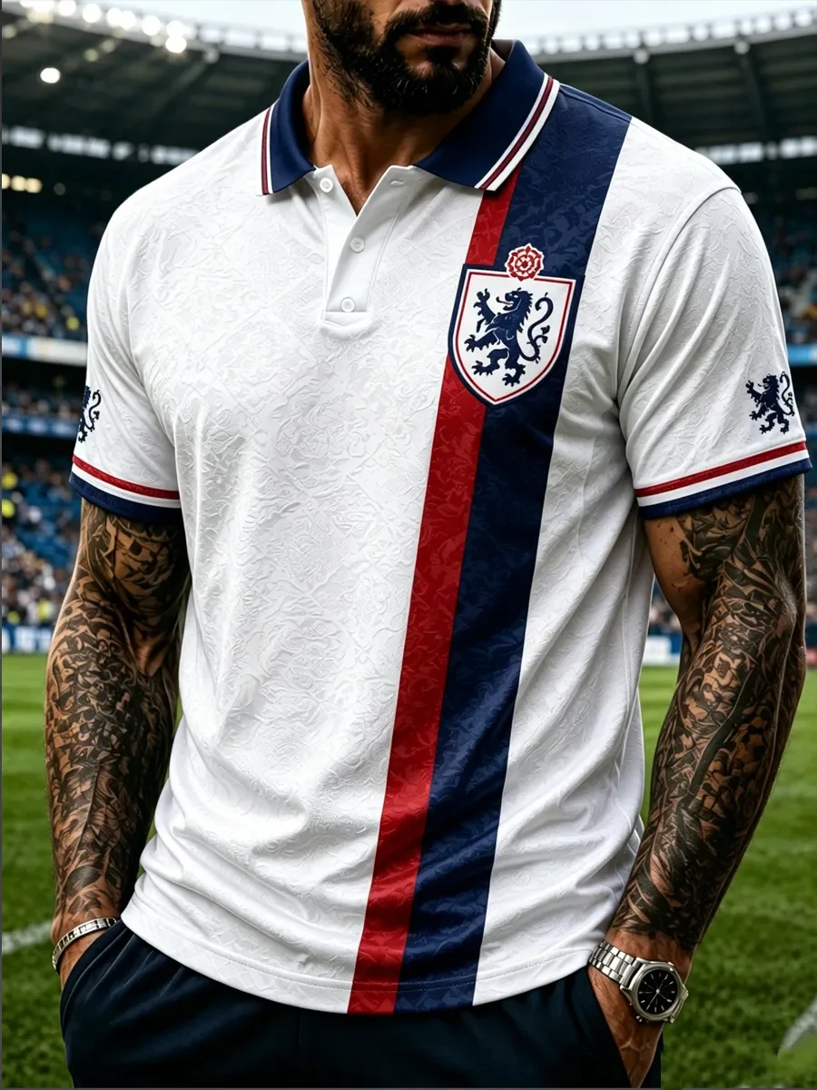2026 Edition English Fans Football Polo Shirt - 3D Print - Fashionable and Comfortable - Suitable for Both Men and Women