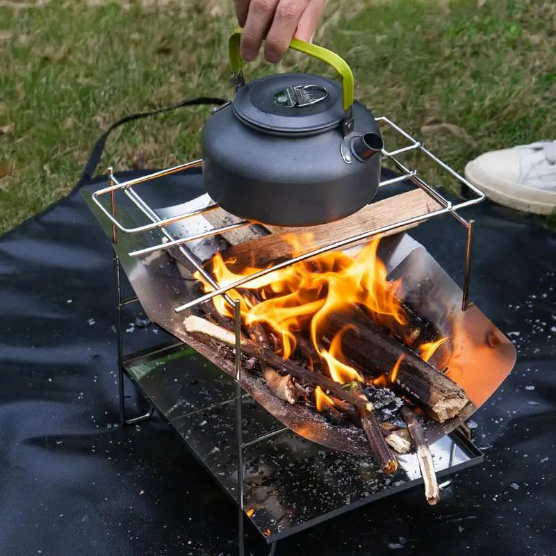 ورأى الكربون مقاومة للحريق المحمولة آمنة الحرارة درع منصات الشواية مقاومة للحرارة للسباكة الحداد لوازم الطبخ في الهواء الطلق