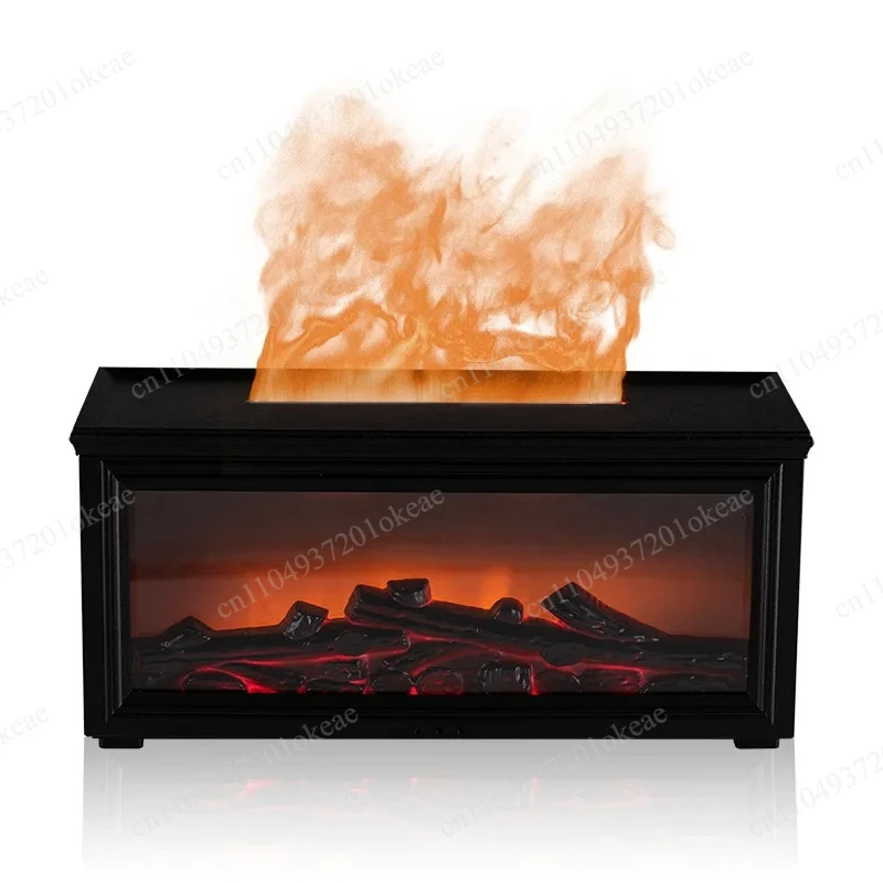 Fireplace-Style Aromatherapy Diffuser Automatic Spray Humidifier Essential Oil Vintage Diffuser Fragrance Diffuser