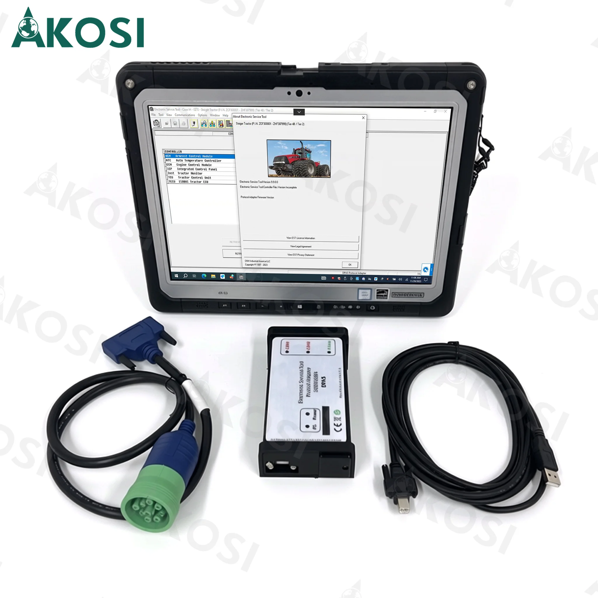 CF33 laptop+ETIM Go and Est 380002884 Diagnostic Kit for New Holland Case Diagnostic Scanner DPA5 est Electronic Service Tool