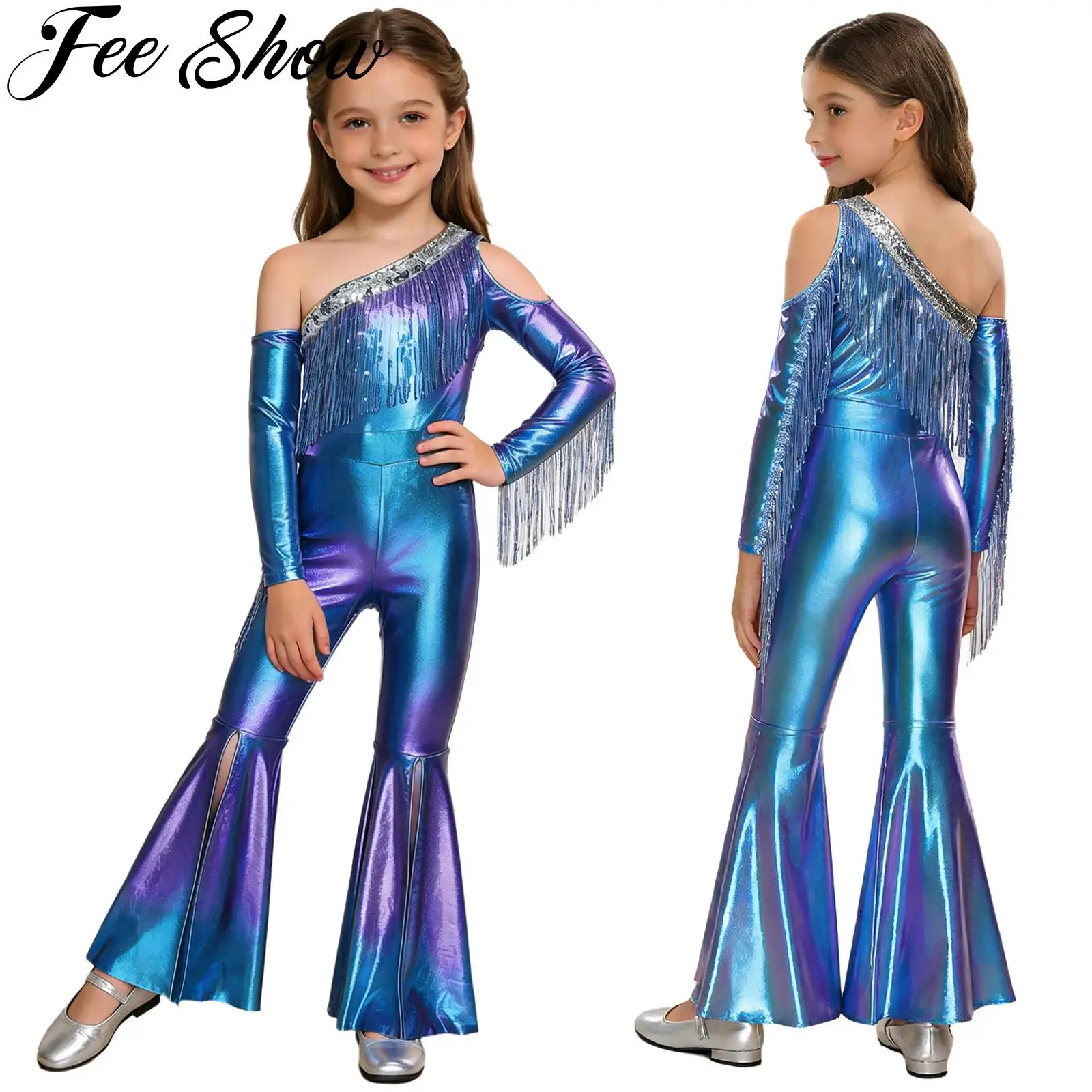 criancas-meninas-metalico-brilhante-pageant-festa-macacao-fora-do-ombro-lantejoulas-borla-sino-inferior-macacao-discoteca-jazz-danca-baile-bodysuit