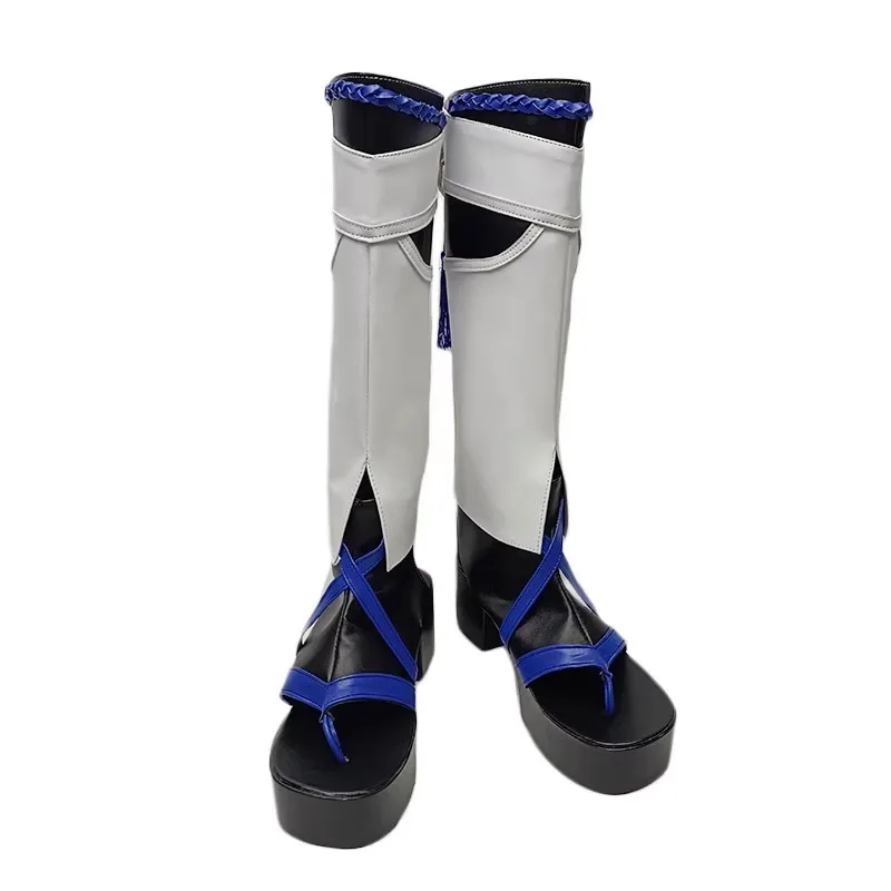 Genshin Impact Wanderer Shoes Cosplay Costume for Women Men Party Scaramouche Cosplay Boots Shoes Halloween Party Props Shoes