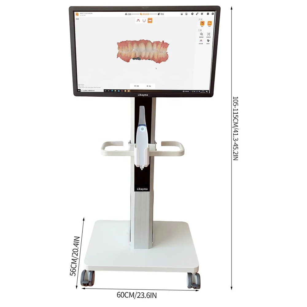 Airow China Factory Hot Sell Medical Cart Hotel & Hospital Use Touch Screen Computer Trolley with Aviation Aluminum Construction
