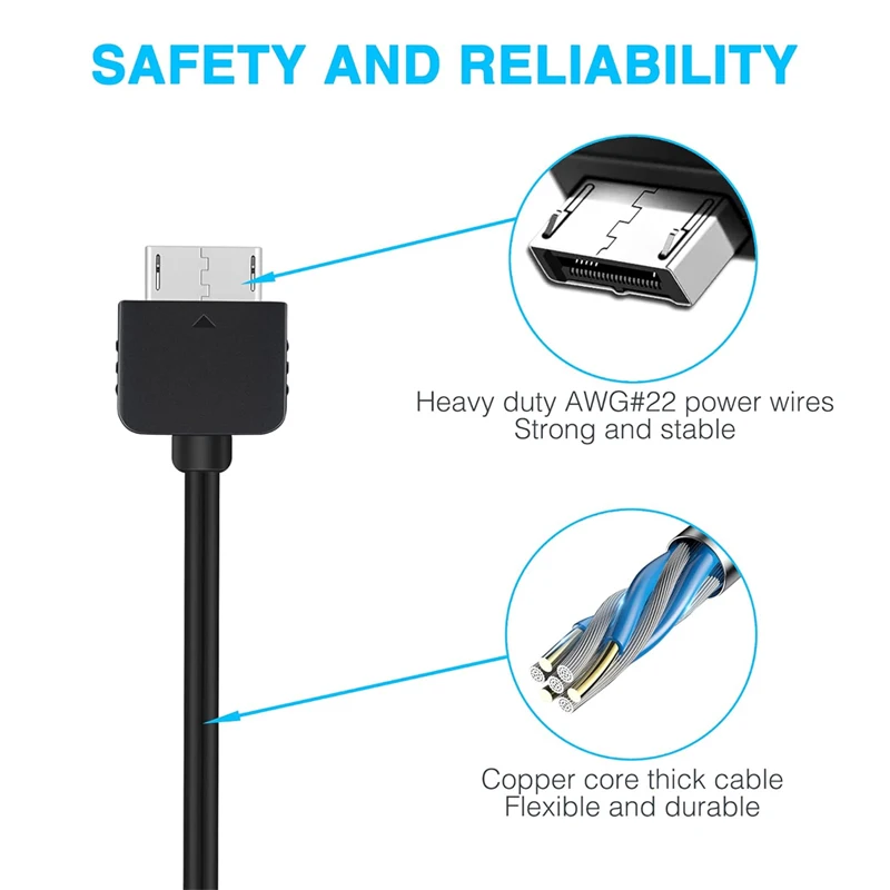 USB Data & Power Charger Cord For PlayStation PSV1000 Charging Cable Line 1.2M For PS Vita 1000 Game Console Power Adapter