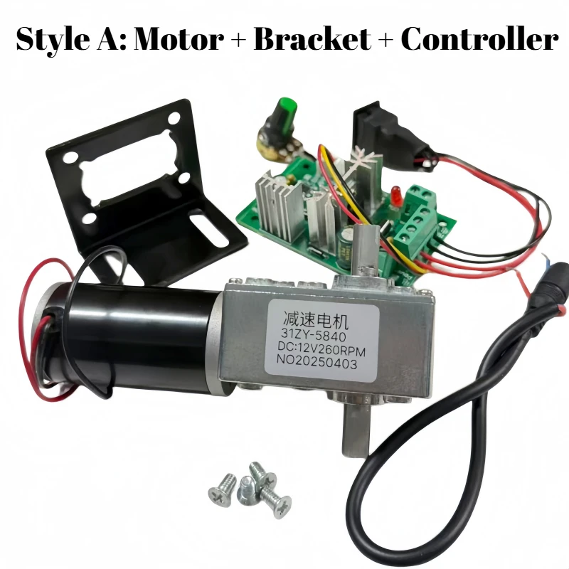 Forward-reverse rotation / Low noise / Long lifespan / Metal gear reduction motor, 5840-31ZY two-axis motor