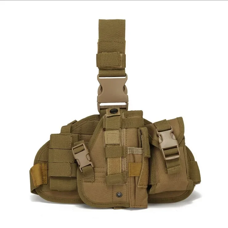 Tactical Waist Belt Bag MOLLE Leg Attachment Pouch Training Combo Holster Factory Wholesale