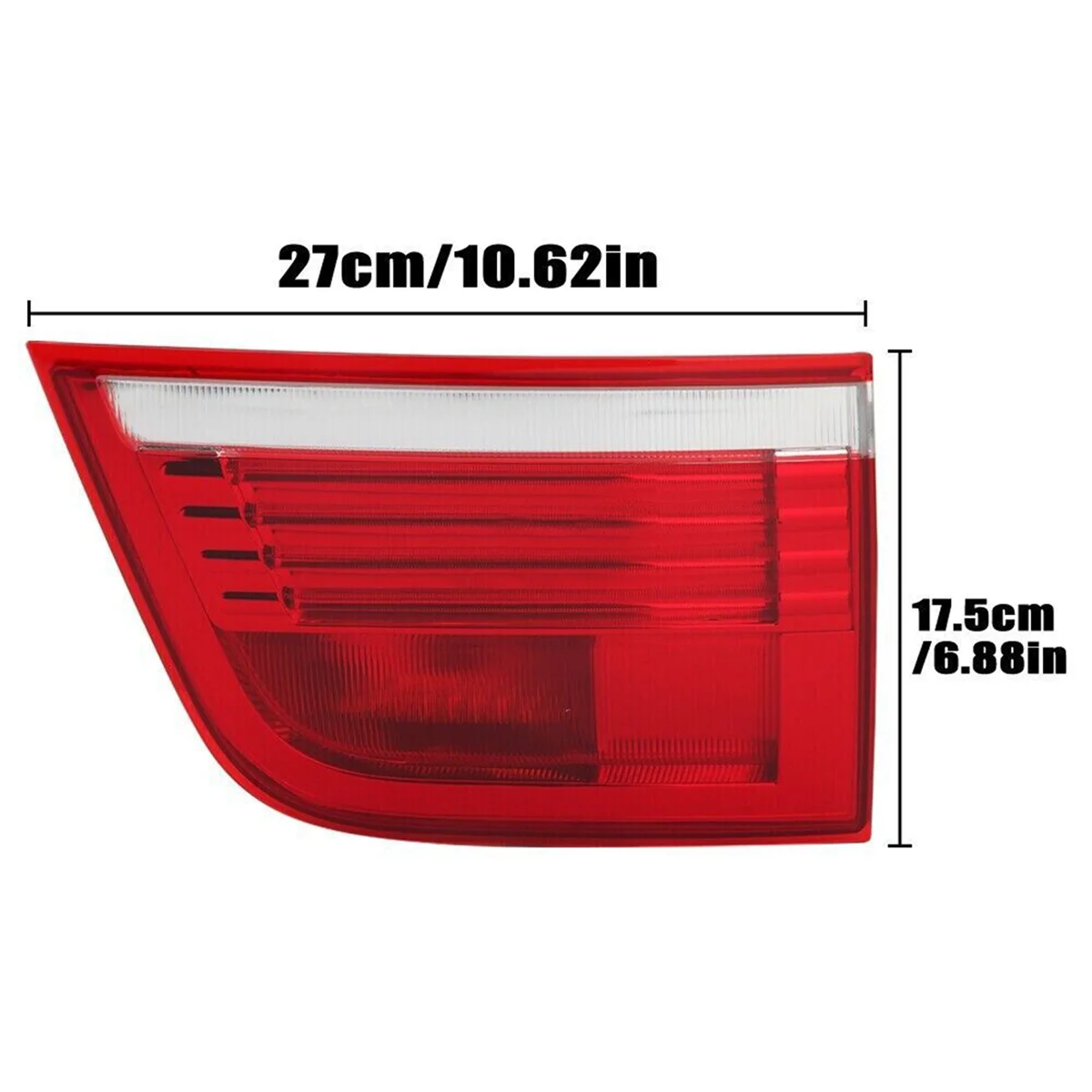 Car Inner Tail Light Rear Lamp Without Bulb Rear Fog Light Brake Lamp Turn Signal Light for BMW X5 E70 2007 2008,Left