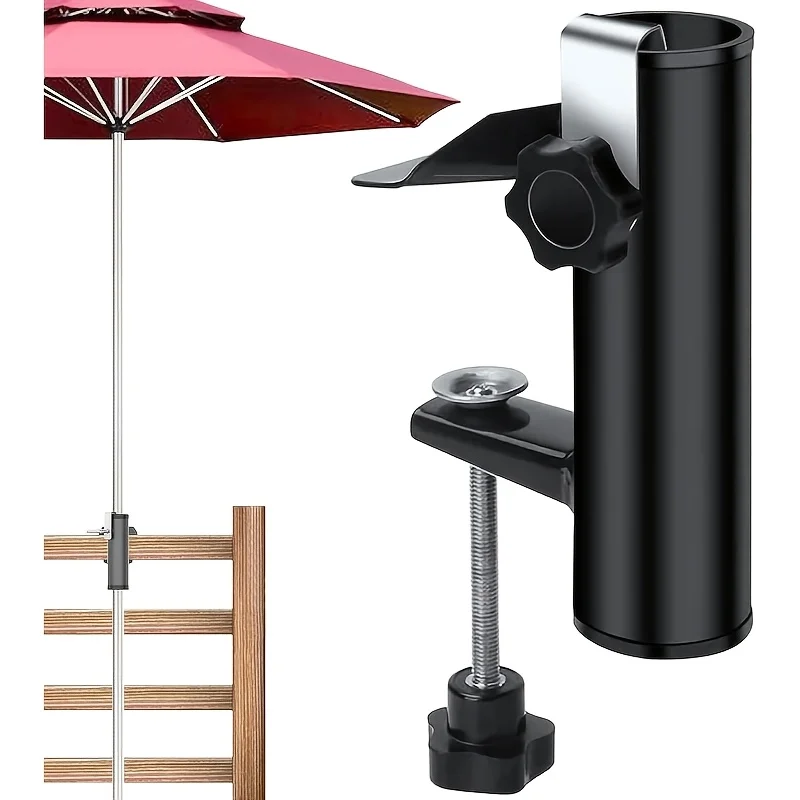 Outdoor Patio Umbrella Stand Sun Shade Support Umbrella Holder Heavy Duty Umbrella Clamp Holder For Outdoor Activities Camping
