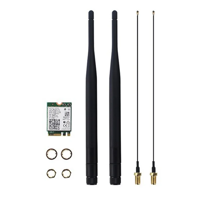N35R_DU AC8265 Wifi Card+6DB Antenna Network Adapter