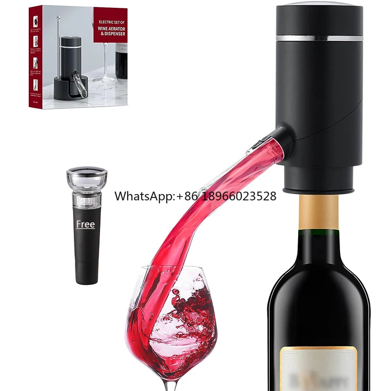 

Smart Fast Convenient Wine Aerator Decanter And Dispenser Electric Wine Pourer Automatic Wine Pourer