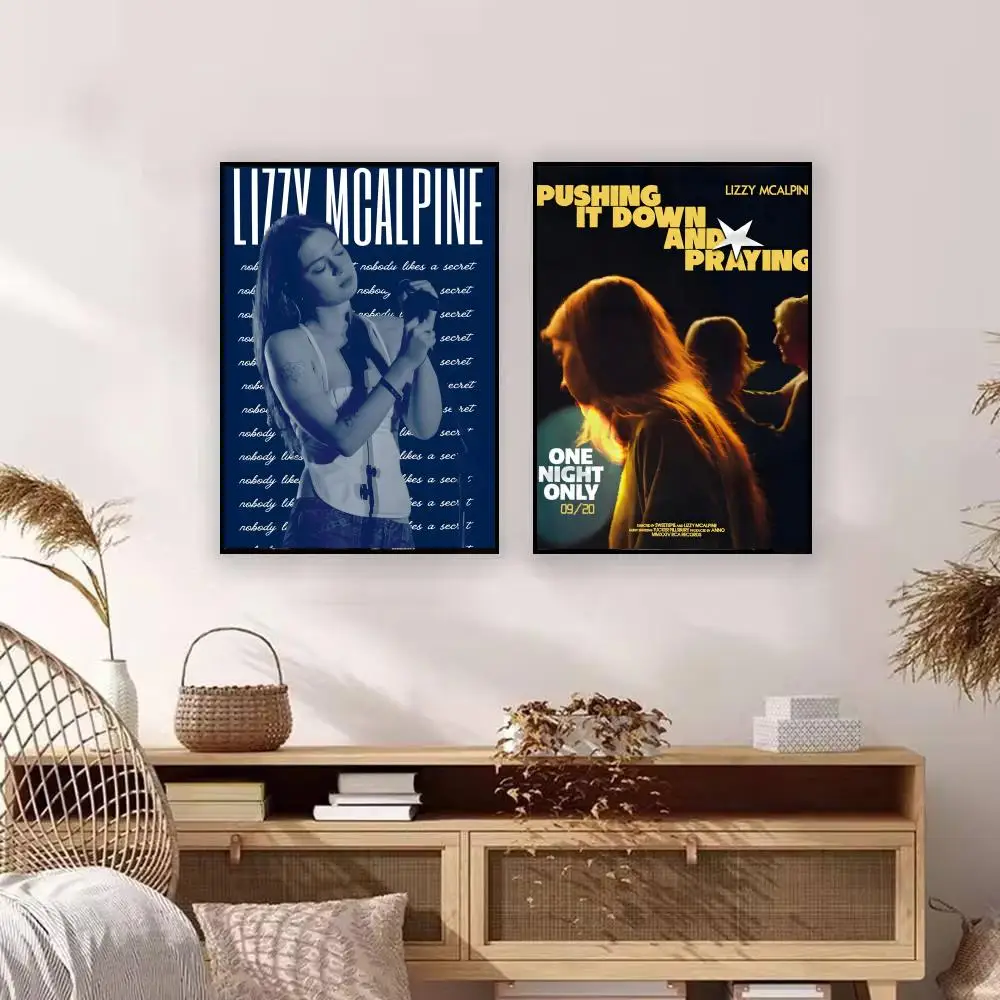 Music L-Lizzy McAlpine Poster Premium Art Wall Decor, Simple Ornament for Living and Leisure Areas