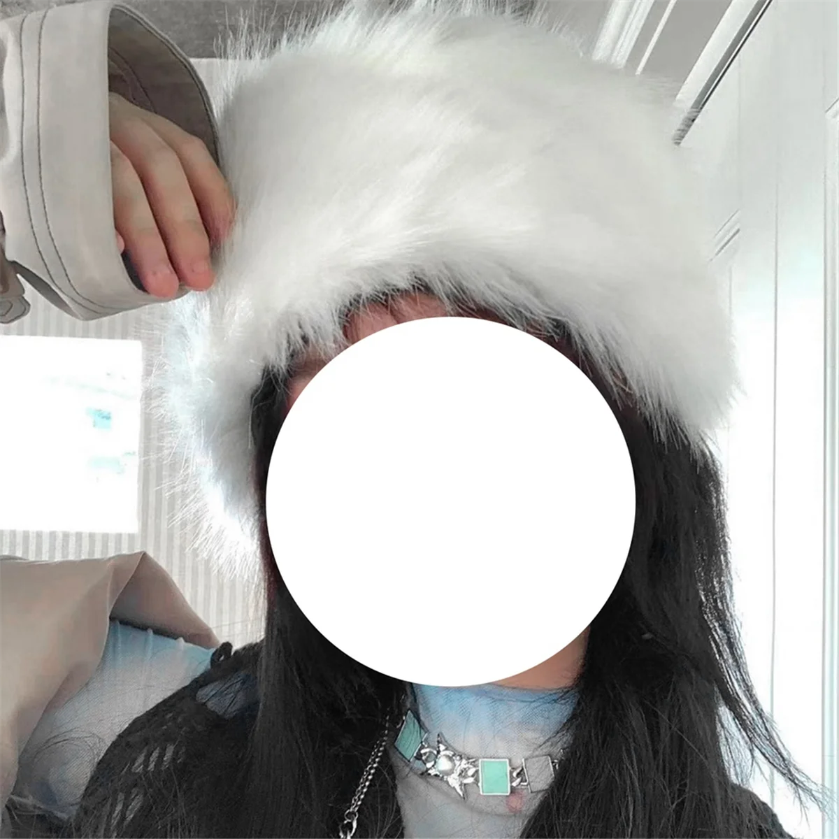 AT42 Womens Faux Fur Headband Winter Earwarmer Earmuff Ski Hat - Luxurious Faux with Adjustable Elastic Band for Perfect Fit