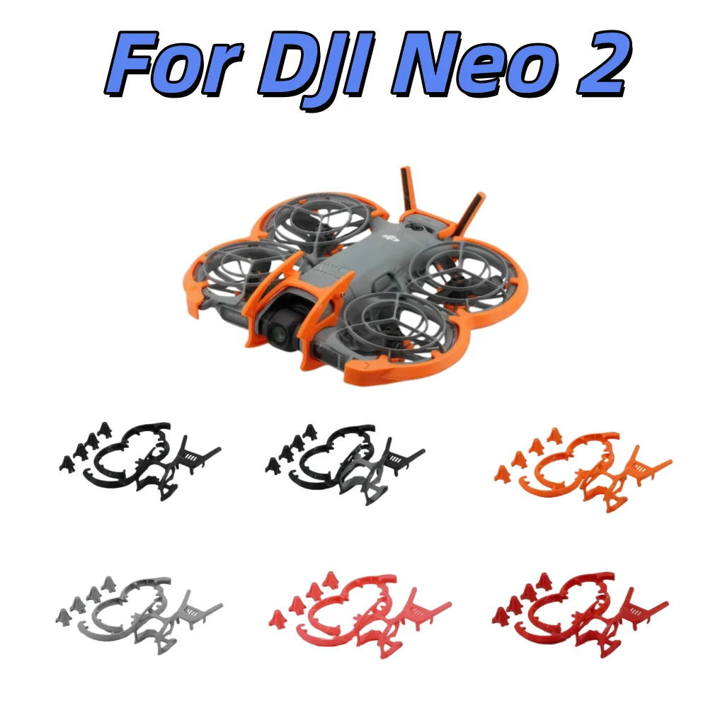 Kit de étui de Protection pour DJI Neo 2, matériau ABS imprimé en 3D, Protection complète, comprend une aile arrière, conception légère