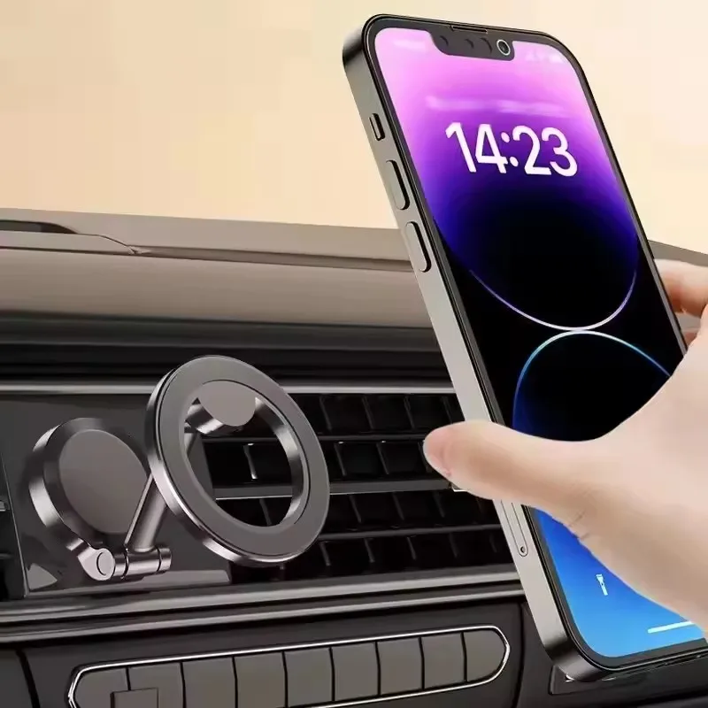 1080 Magsafe Car Phone Holder For Vehicles Mobile Support For The Car Cell Phone Holder in Car For iPhone 17 16 Pro Max Plus