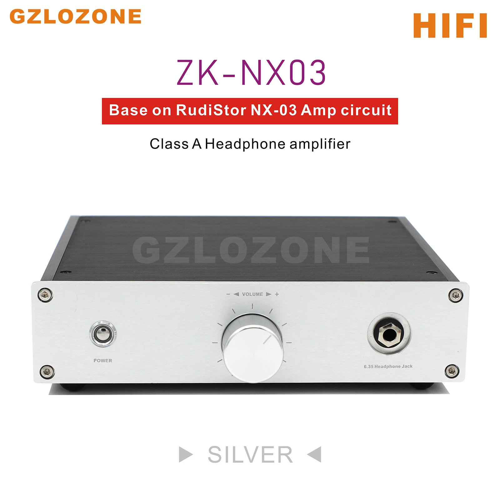 

ZK-NX03 HIFI OPA2134PA Class A Headphone Amplifier Base On RudiStor NX-03 Amp Circuit