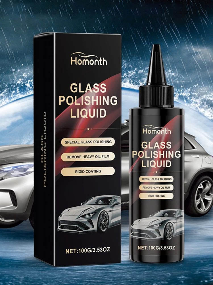 100 مللي زجاج تلميع السائل زجاج السيارة مزيل فيلم الزيت عامل تنظيف زجاج السيارة للزجاج الأمامي للسيارات