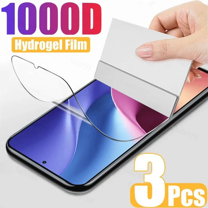 3Pcs Hydrogel Film For MEIZU 18 20 16 Th 17 Pro 16th 17pro 21 PRO Screen Protector Cover Film