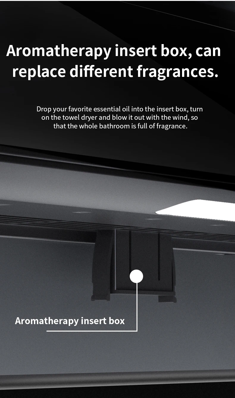 Parede dupla Toalha Secagem Rack, Toalha Titular, Preto Aquecedor, 2022