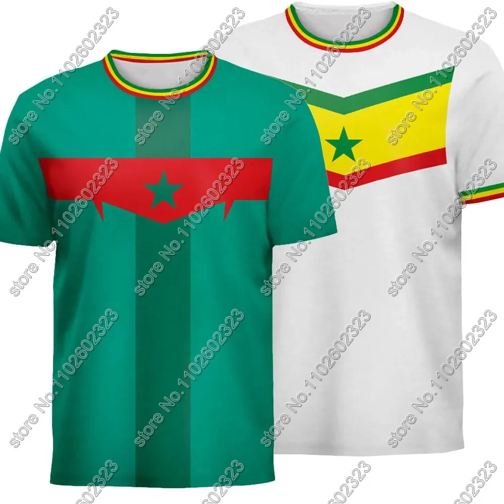 2024 Senegal National Jersey team Fans T Shirts Polish Mens Shorts Running Streetwear Casual Training Suit Clothe