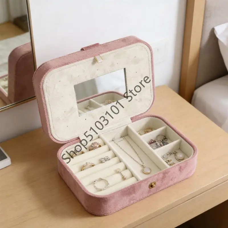 

Natural Stone Jewelry Box for High-quality Earring Bracelet Necklace Portable Travel Storage Jewelry Box