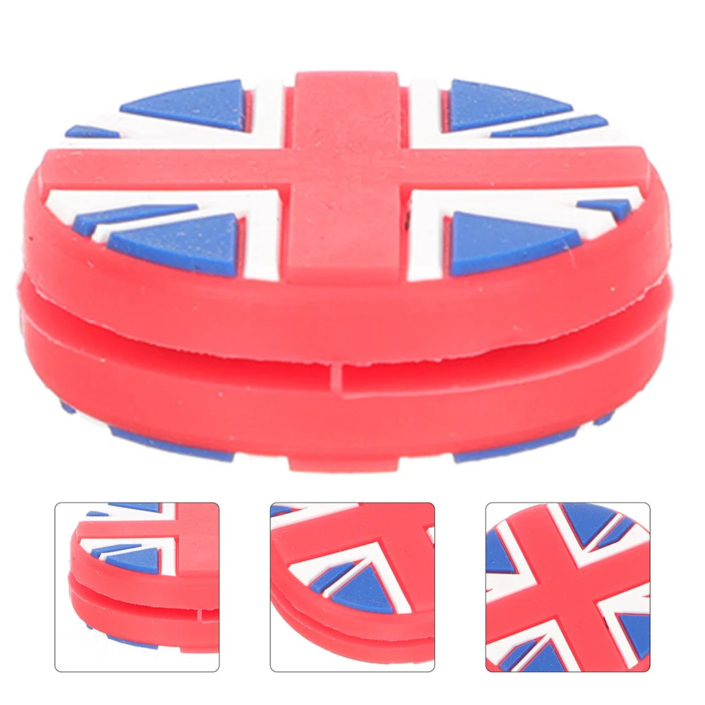 

5Pcs Tennis Vibration Dampener National Flag Pattern Silicone Racket Damper Shock Absorber for Improved Stability and Stylish
