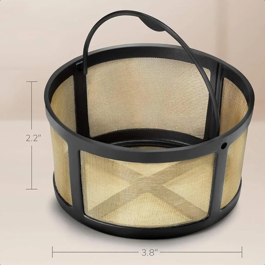 2 szt. Filtrów wielokrotnego użytku do kawy mielonej kompatybilnych z ekspresami Keurig Essentials i KDuo, tylko 812 filiżanek, koszyk z siatki na kawę mielonej, ekologiczny