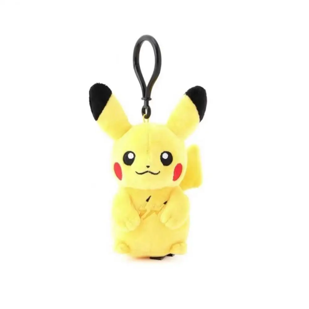 12cm Pokemon Pikachu transformar en la serie oscura muñeco de peluche colgante de felpa decoración de mochila juguete para niños periferia de animé