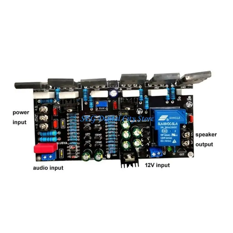 

U75B DC±20‑90V 300W Music Amplifier Rear Amplification Module DIY Projects' Single Channel Power Amplifier