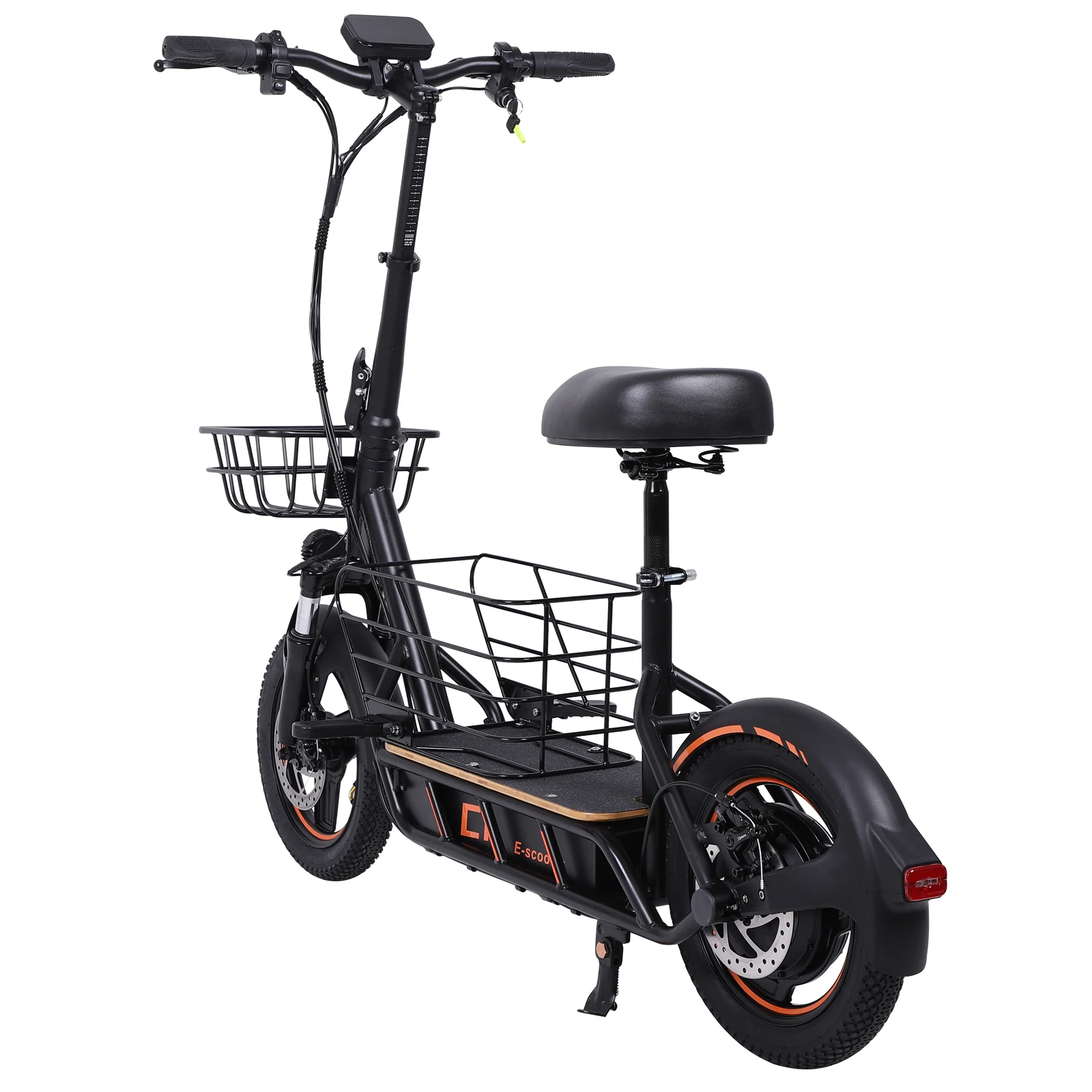 600W Electric Scooter for Adults, 14 Inch Large Pneumatic Tires, 36V 10Ah Battery, 22 MPH and 22 Miles Range, Front Suspension, Dual Disc Brake, High Strength Steel Frame, 264 LBS Capacity, City Commuter E-Scooter